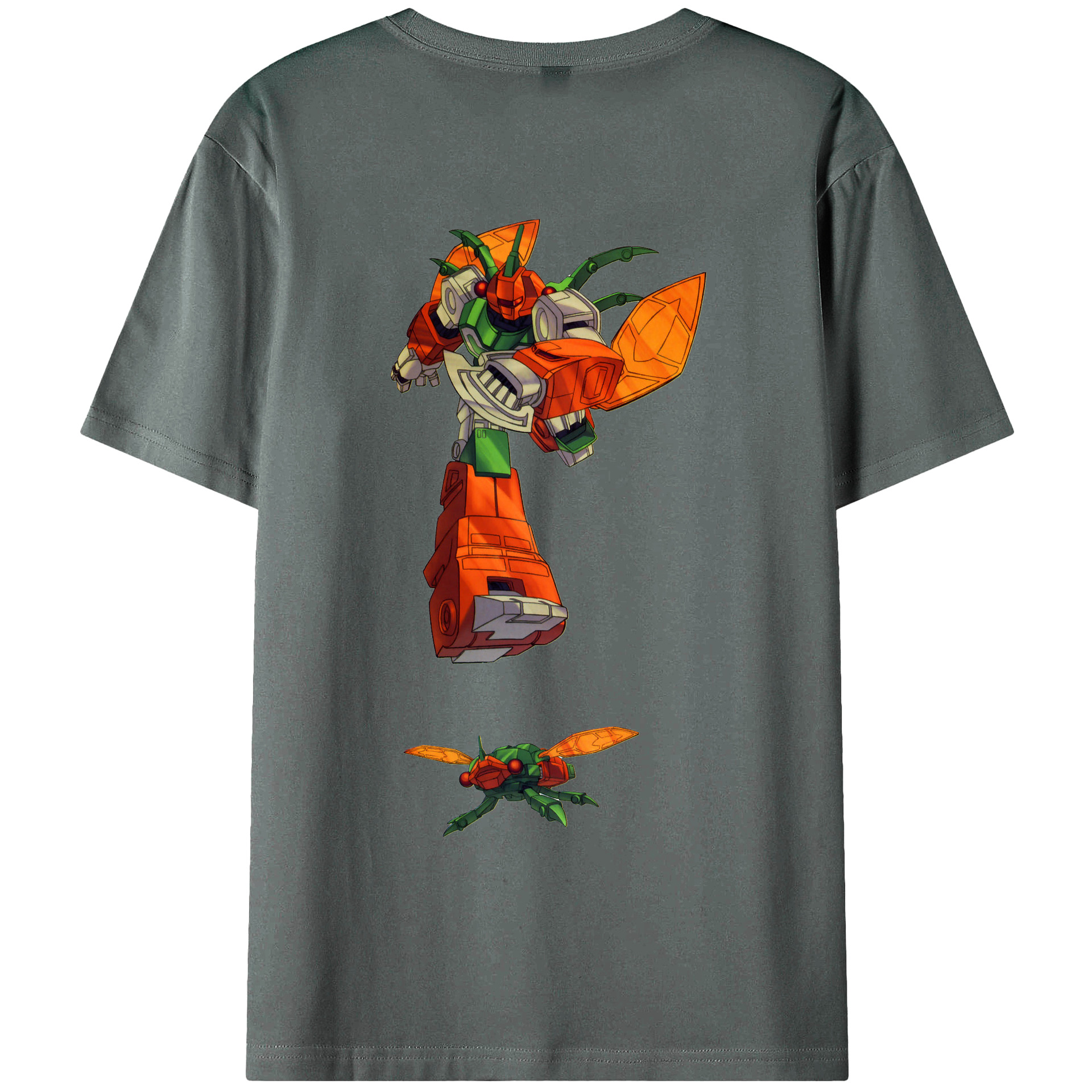 （画像用）  綿100％ メンズ半袖Tシャツ（バックプリント） 通気性